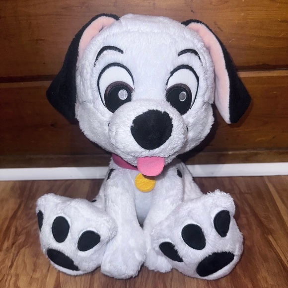 Disney Parks 101 Dalmatians LUCKY Dog 12" Big Feet Plush Stuffed Animal plushie - Picture 1 of 6